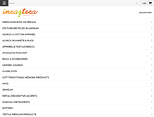 Tablet Screenshot of incazteca.com